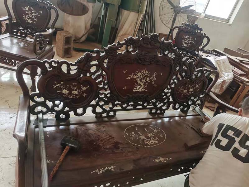 大埔旧红木家具保养